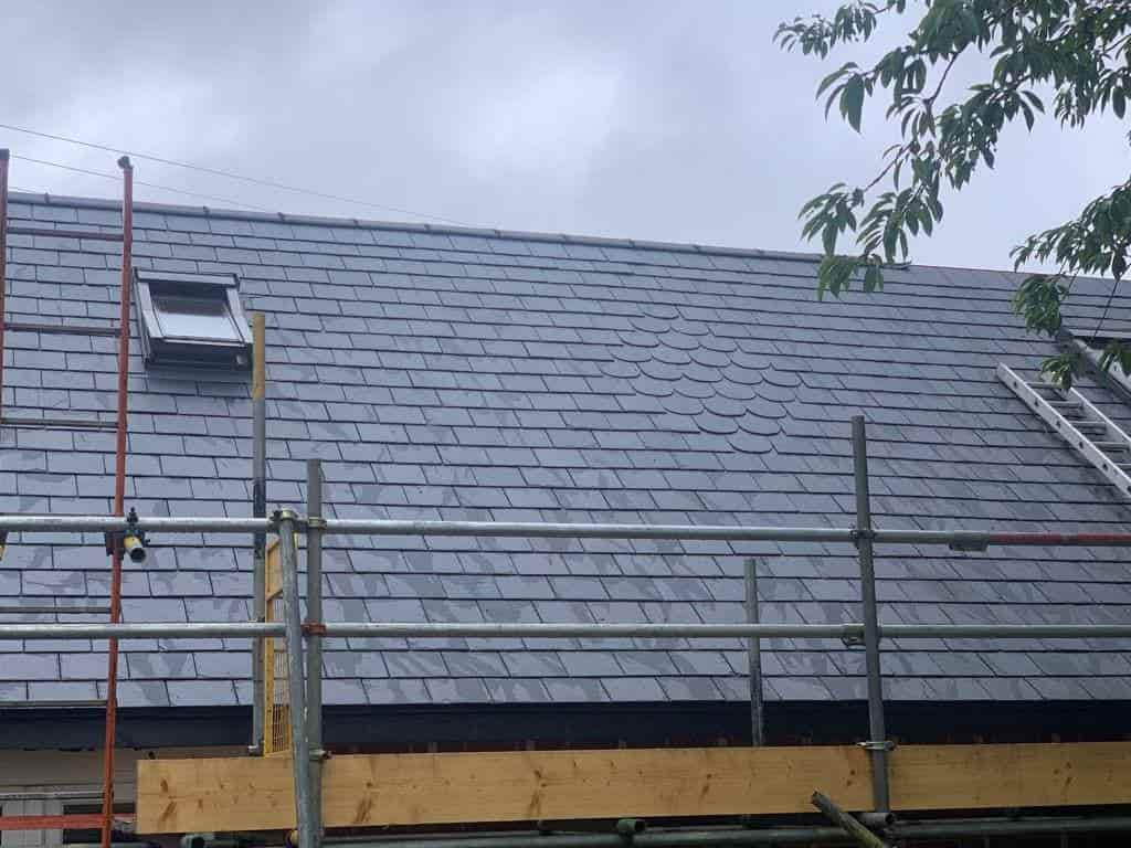 This is a photo of a slate roof installed in Isle of Sheppey. Works carried out by Sheppey Roofing