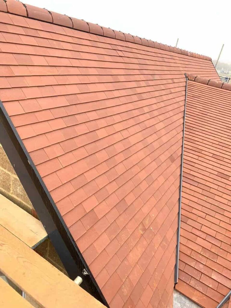 This is a photo of a new build roof installed in Minster on Sea. Works carried out by Sheppey Roofing