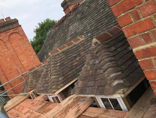 This is a photo of a roof repair in Harty. Works carried out by Sheppey Roofing