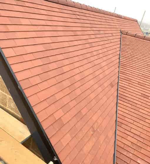 This is a photo of a new build roof installed in Minster on Sea. Works carried out by Sheppey Roofing